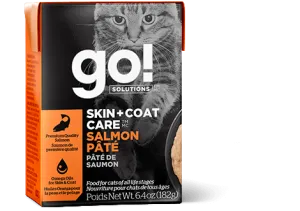 Go! Solutions Skin and Coat care Salmon Pâté For Cats