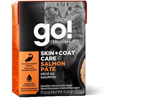 Go! Solutions Skin and Coat care Salmon Pâté For Cats