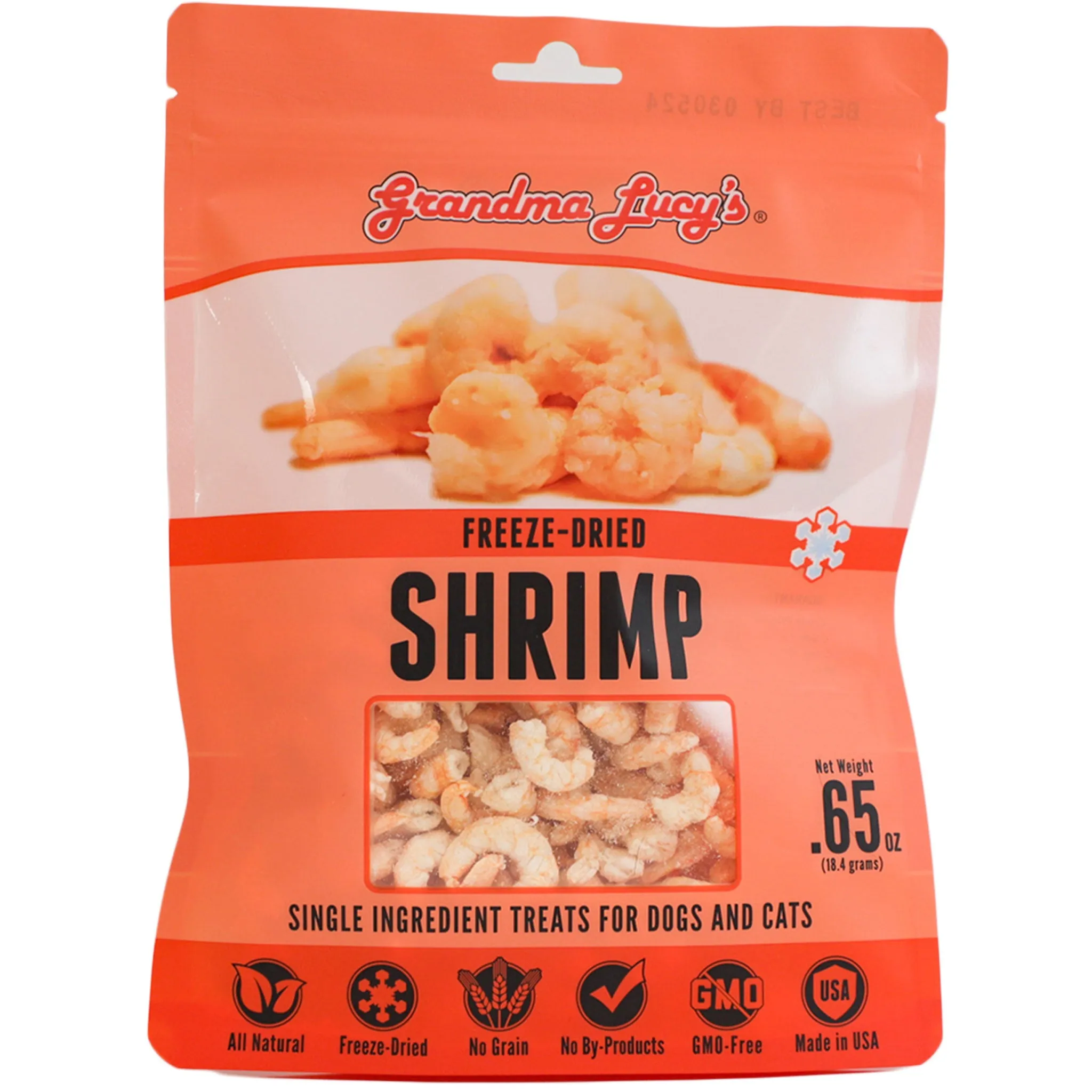 Grandma Lucy's Singles Freeze-Dried Shrimp Dog Treats