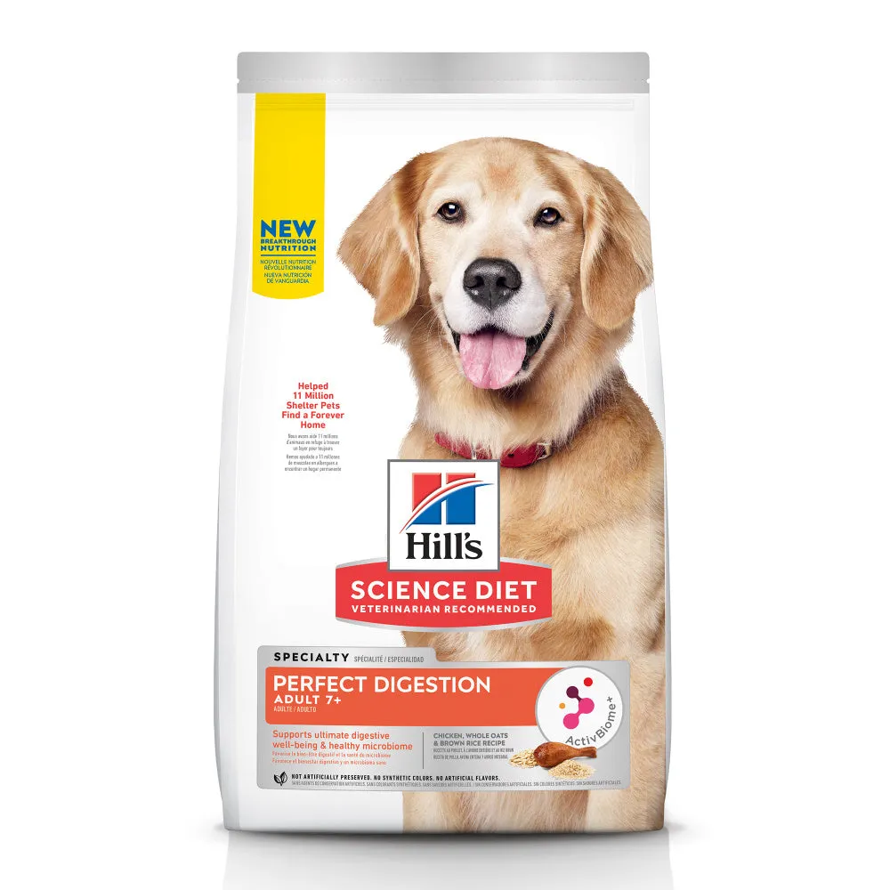 Hill's Science Diet Adult 7  Perfect Digestion Chicken Dry Dog Food