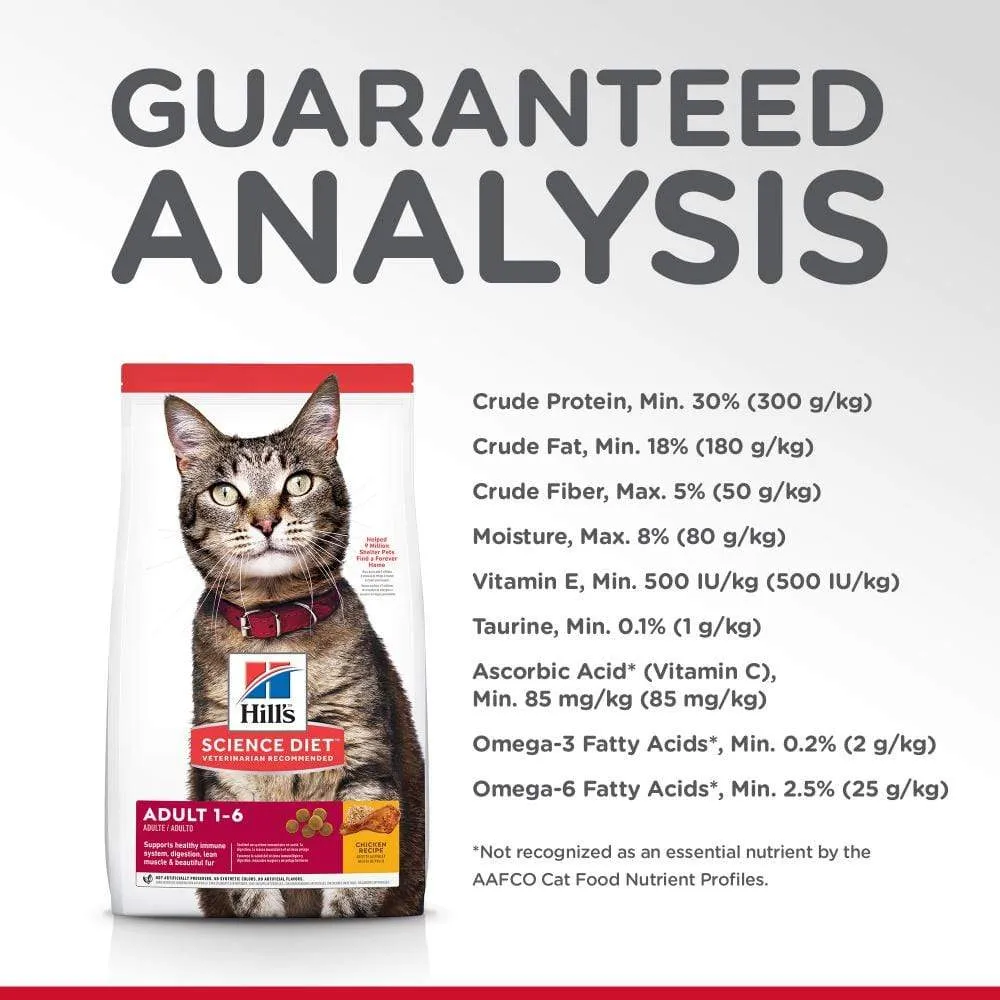 Hill's Science Diet Adult Chicken Recipe Dry Cat Food