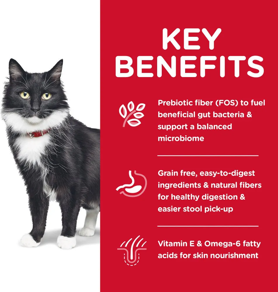 Hill's Science Diet Adult Sensitive Stomach & Skin Grain Free Tender Salmon & Yellow Pea Dry Cat Food