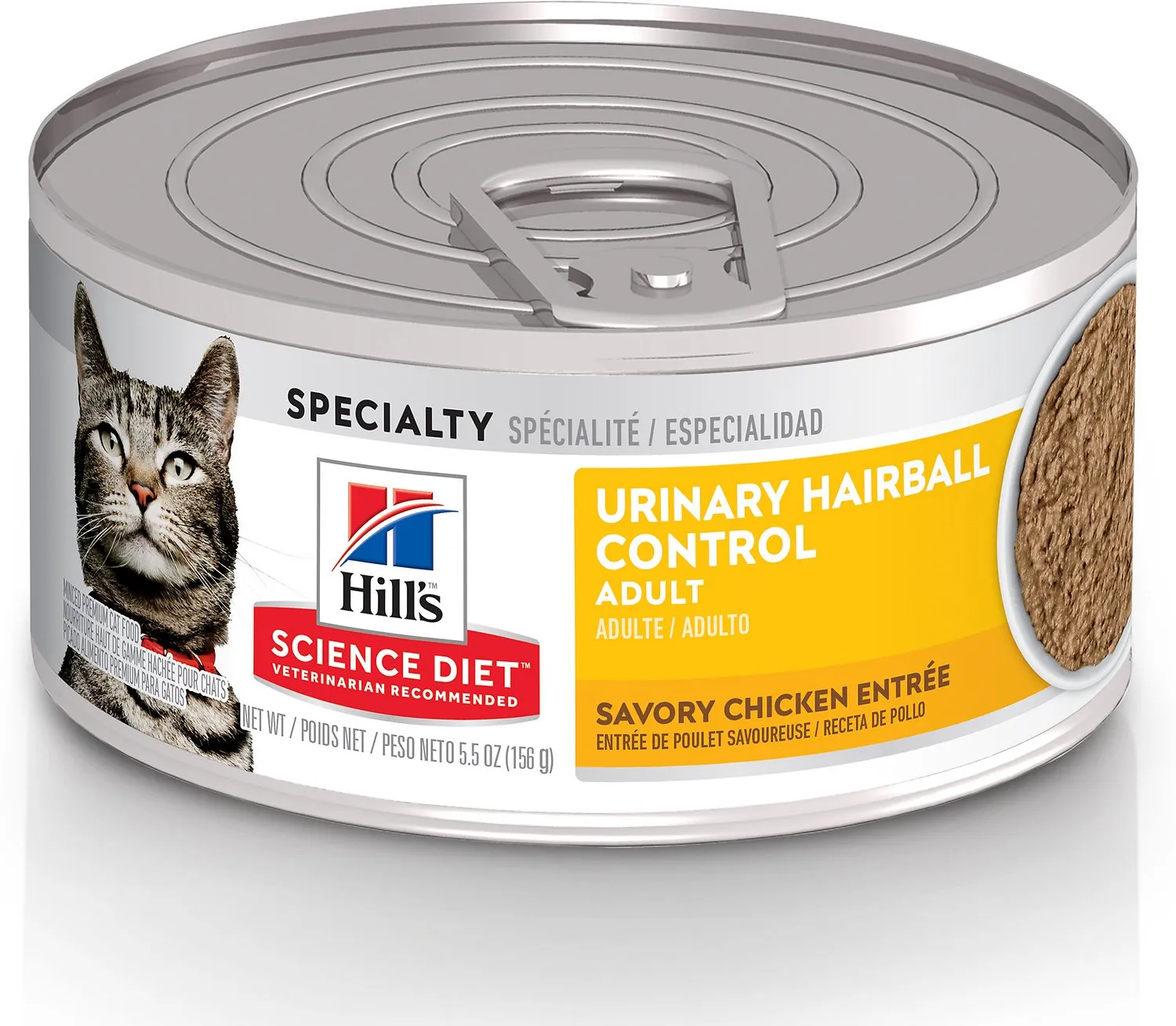 Hill's Science Diet Adult Urinary Hairball Control Savory Chicken Entree Canned Cat Food