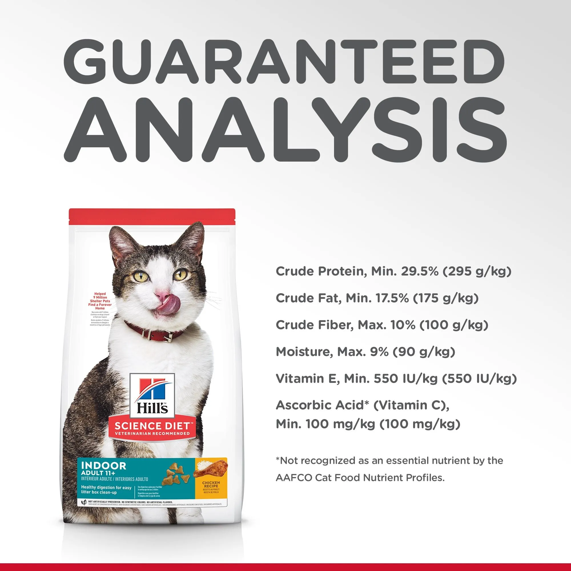 Hill's Science Diet Indoor Senior 11  Dry Cat Food, Chicken Recipe