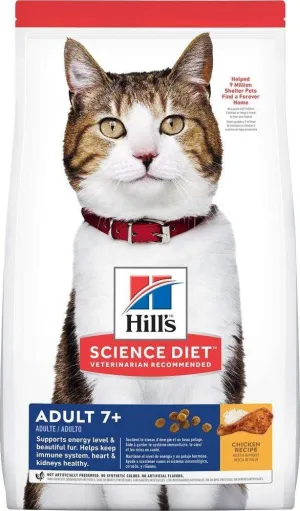 Hill's Science Diet Senior 7  Chicken Recipe Dry Cat Food