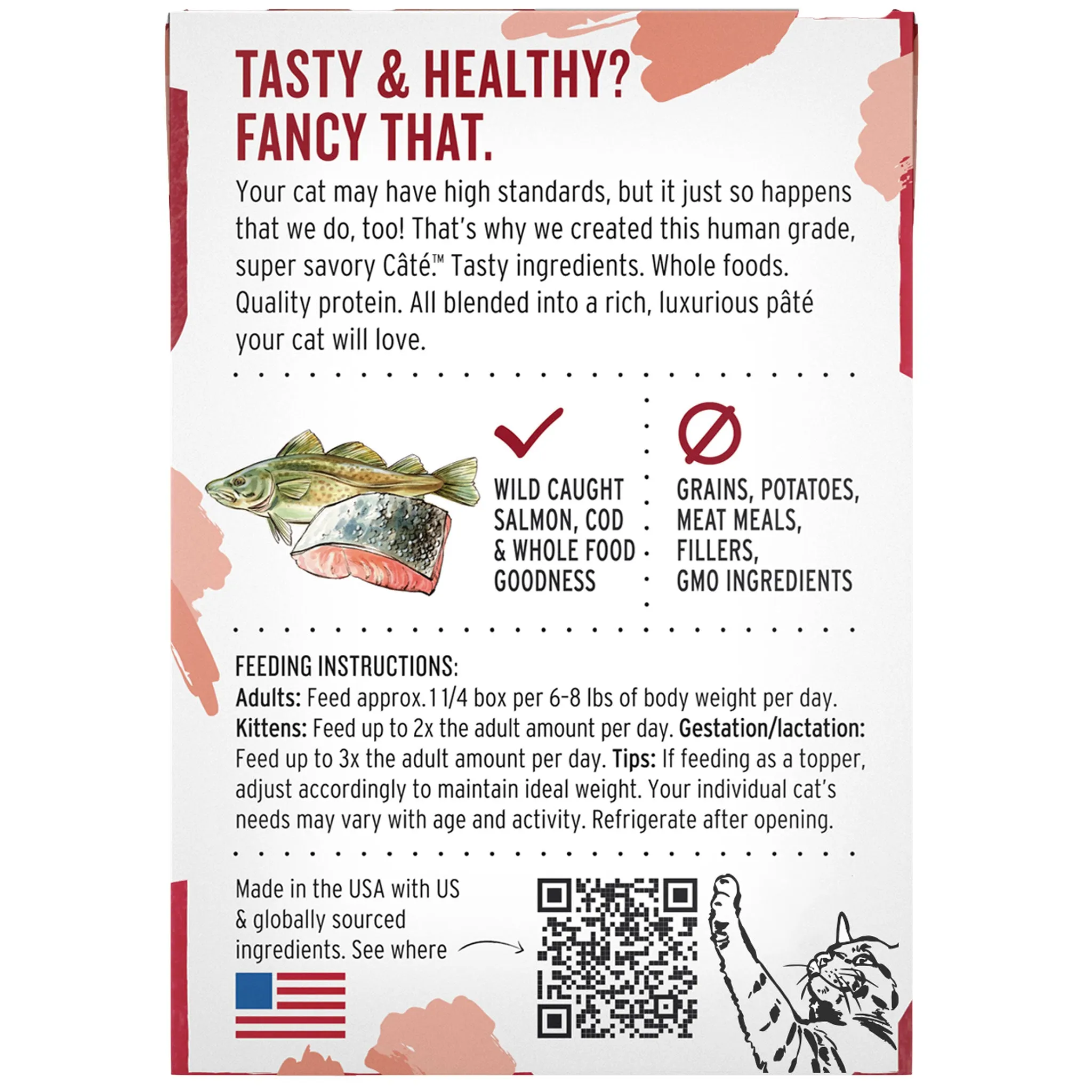 Honest Kitchen Cate Pate Tetra Salmon & Cod Cat Food