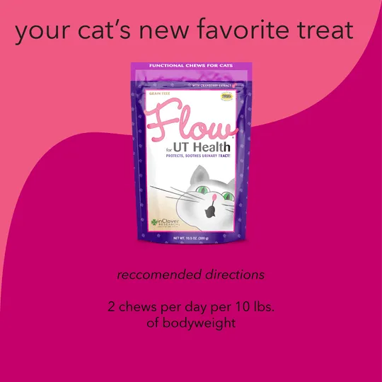 InClover Flow Urinary Tract Health Soft Chews Supplement for Cats