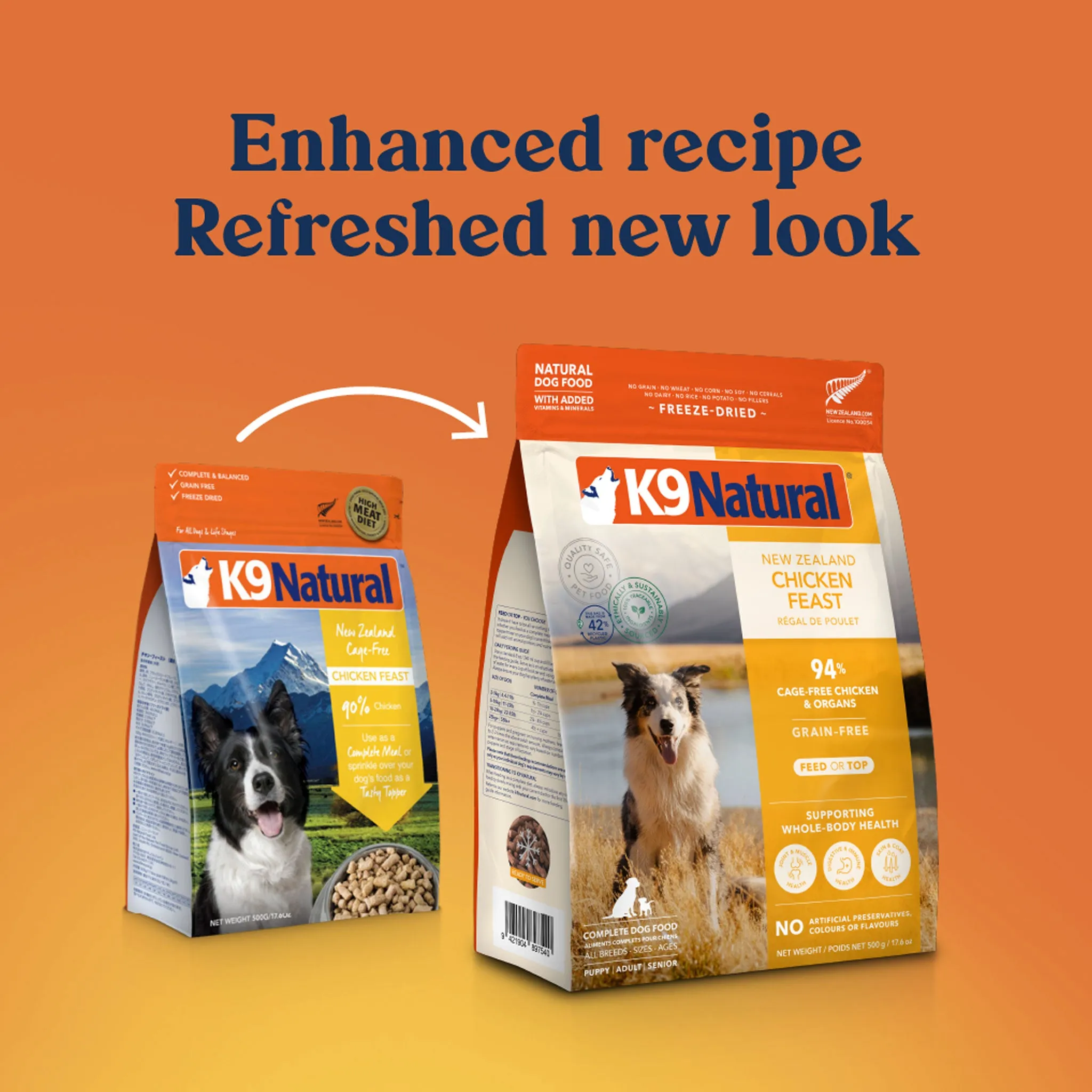 K9 Natural Freeze-Dried Chicken Dog Food