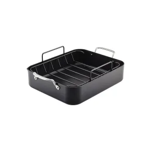Kitchenaid Hard Anodized Non-Stick Roasting Pan - MATTE BLACK ONE SIZE