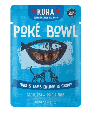 Koha Poké Bowl Tuna & Lamb Entrée in Gravy Wet Cat Food Pouch