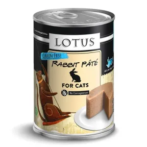 Lotus Cat Grain-Free Rabbit Pate Canned Cat Food