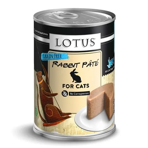 Lotus Cat Grain-Free Rabbit Pate Canned Cat Food