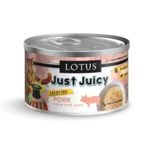 Lotus Cat Just Juicy Pork Stew Canned Cat Food