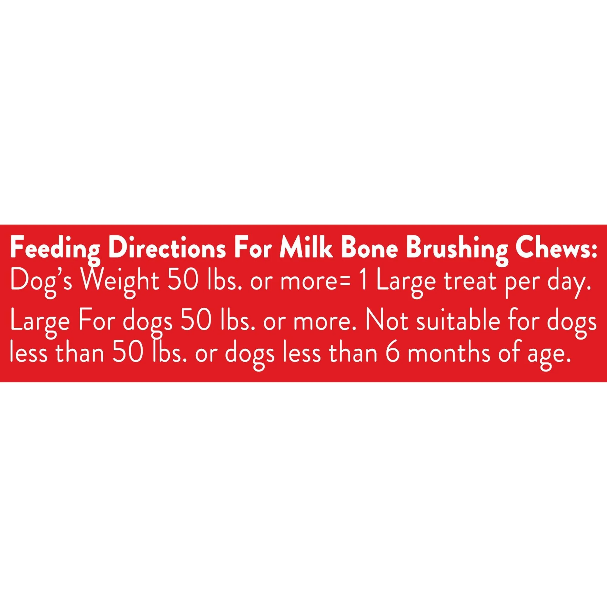 Milk-Bone Brushing Chews Daily Dental Dog Treats, Large, 24.2 Oz. Bag, 18 Bones Per Bag