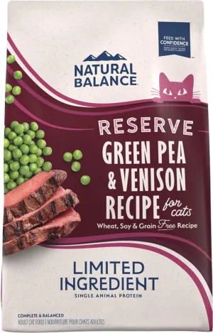 Natural Balance L.I.D. Limited Ingredient Diets Green Pea & Venison Grain-Free Dry Cat Food