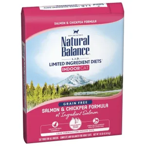 Natural Balance Limited Ingredient Diet Indoor Cat Salmon & Chickpea Formula