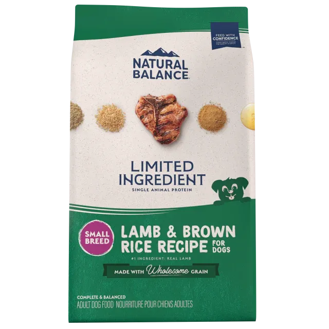 Natural Balance Limited Ingredient Diet Lamb & Brown Rice Small Breed Recipe Dry Dog Food