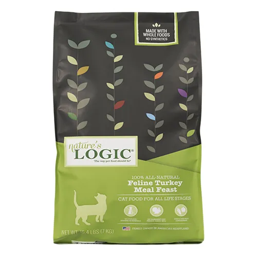Nature's Logic Feline Turkey Meal Feast Dry Dog Food