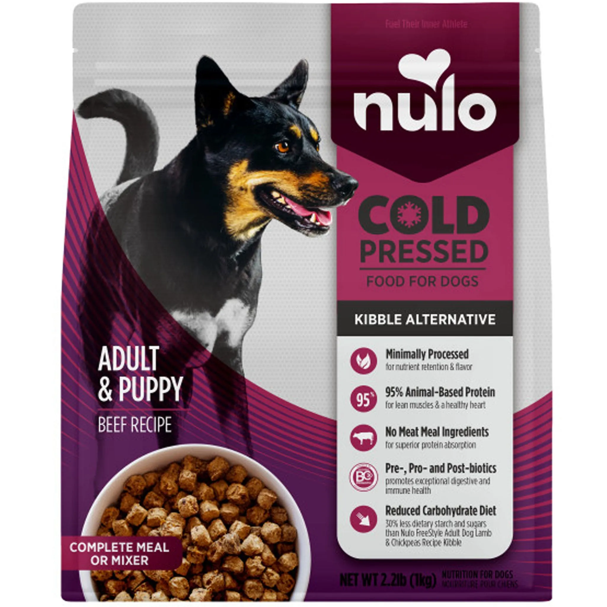 Nulo Cold Pressed Beef Dog Food