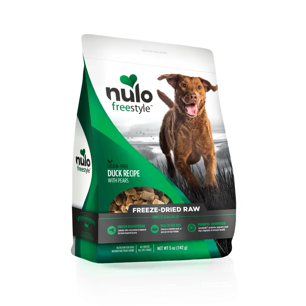 Nulo FreeStyle Dog Freeze-Dried Raw Grain-Free Duck With Pears