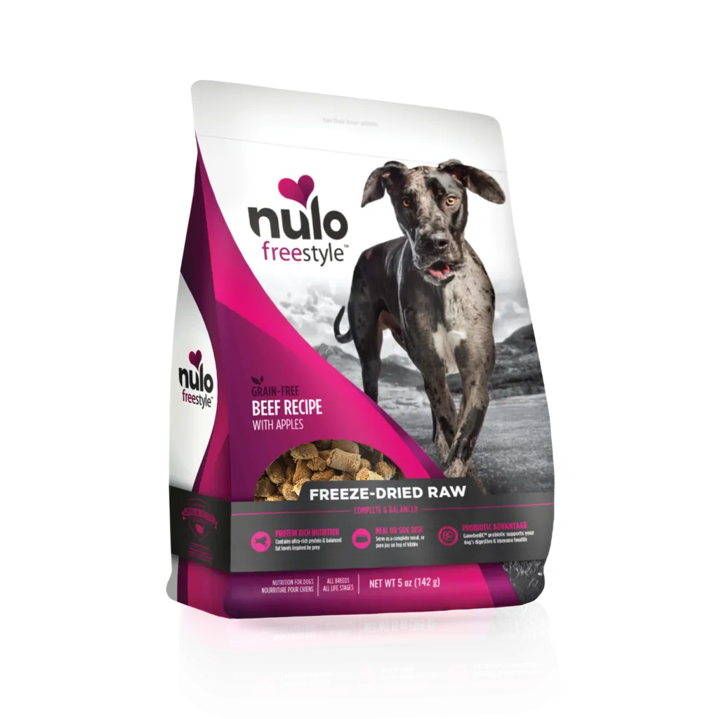Nulo Freestyle Freeze-Dried Raw Beef with Apples