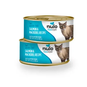 Nulo FreeStyle Grain Free Salmon and Mackerel Canned Cat Food