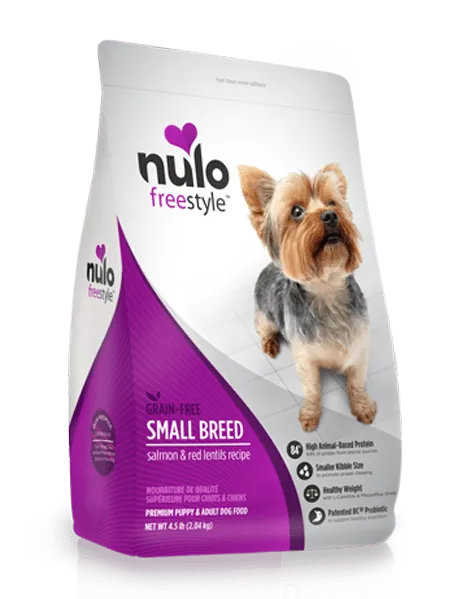 Nulo Freestyle Grain Free Small Breed Salmon and Red Lentil Dry Dog Food