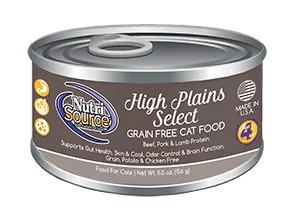 Nutrisource Grain Free High Plains Select Canned Cat Food