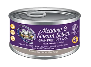 Nutrisource Grain Free Meadow and Stream Select Canned Cat Food