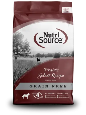 Nutrisource Grain Free Prairie Select Dry Dog Food