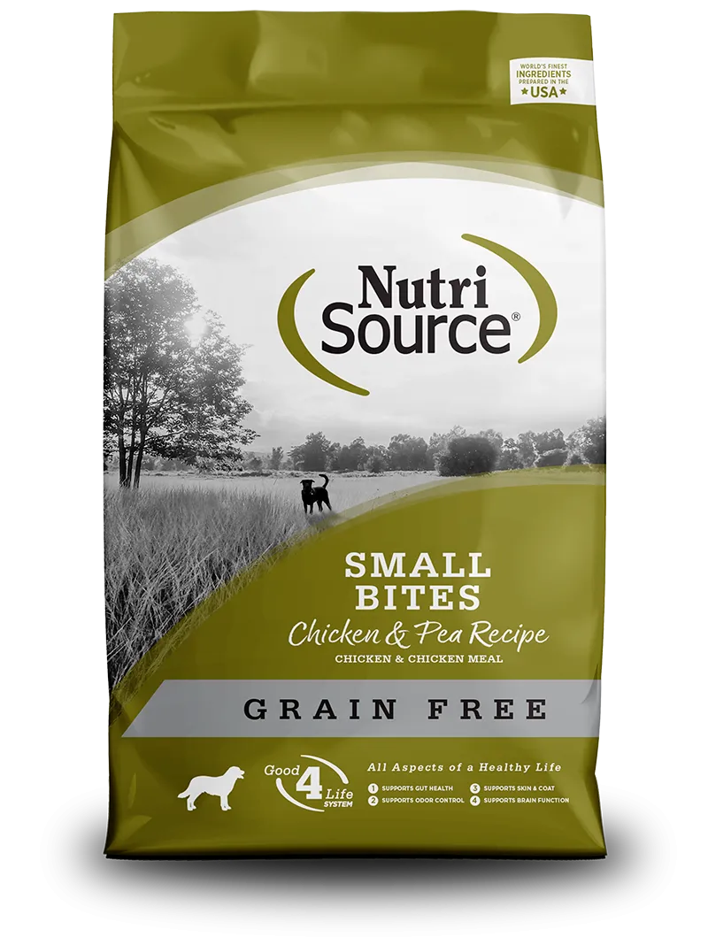 Nutrisource Grain Free Small Breed Chicken and Pea Dry Dog Food