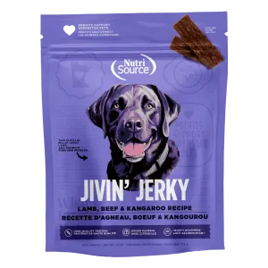 Nutrisource Jivin' Jerky Grain Free Lamb, Beef & Kangaroo Dog Treats