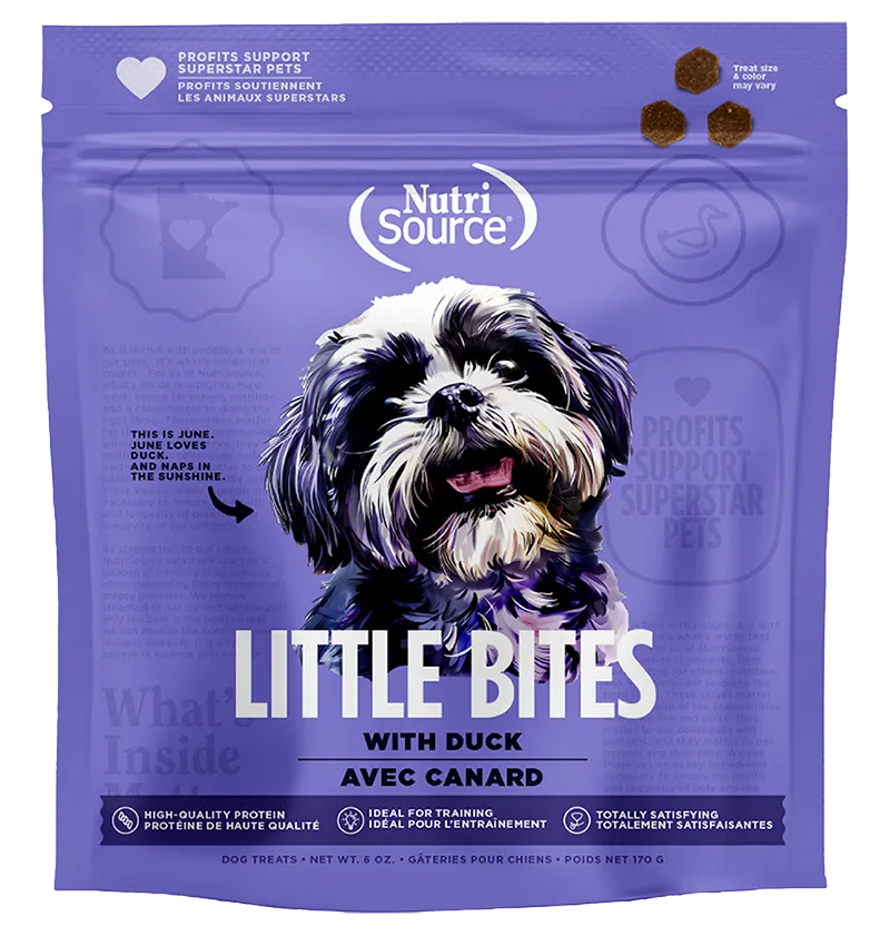 NutriSource Little Bites Duck Dog Treats
