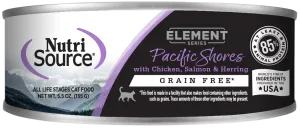 NutriSource® Pacific Shores Grain Free Chicken, Salmon & Herring Blend Canned Cat Food