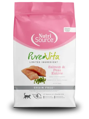NutriSource® PureVita™ Grain Free Salmon & Peas Entrée Dry Cat Food