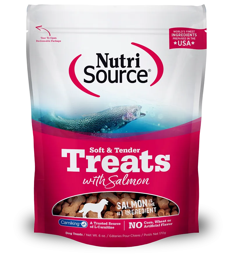 Nutrisource Soft Salmon Dog Treats