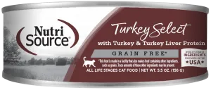NutriSource® Turkey Select Healthy Grain Free Wet Cat Food