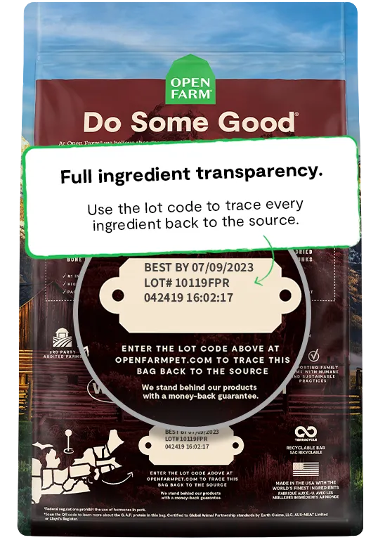 Open Farm Ancient Grains RawMix Front Range Recipe Dog Food