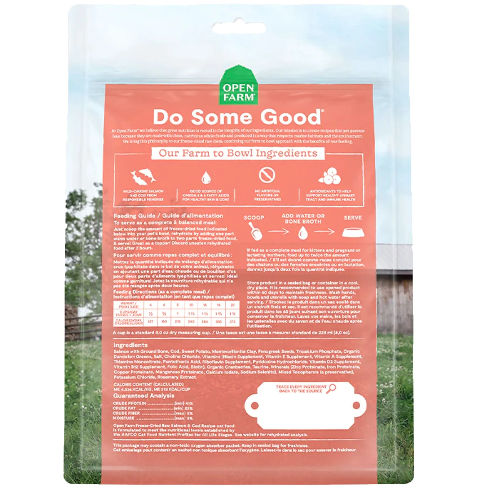 Open Farm Freeze-Dried Salmon & Cod Cat Food