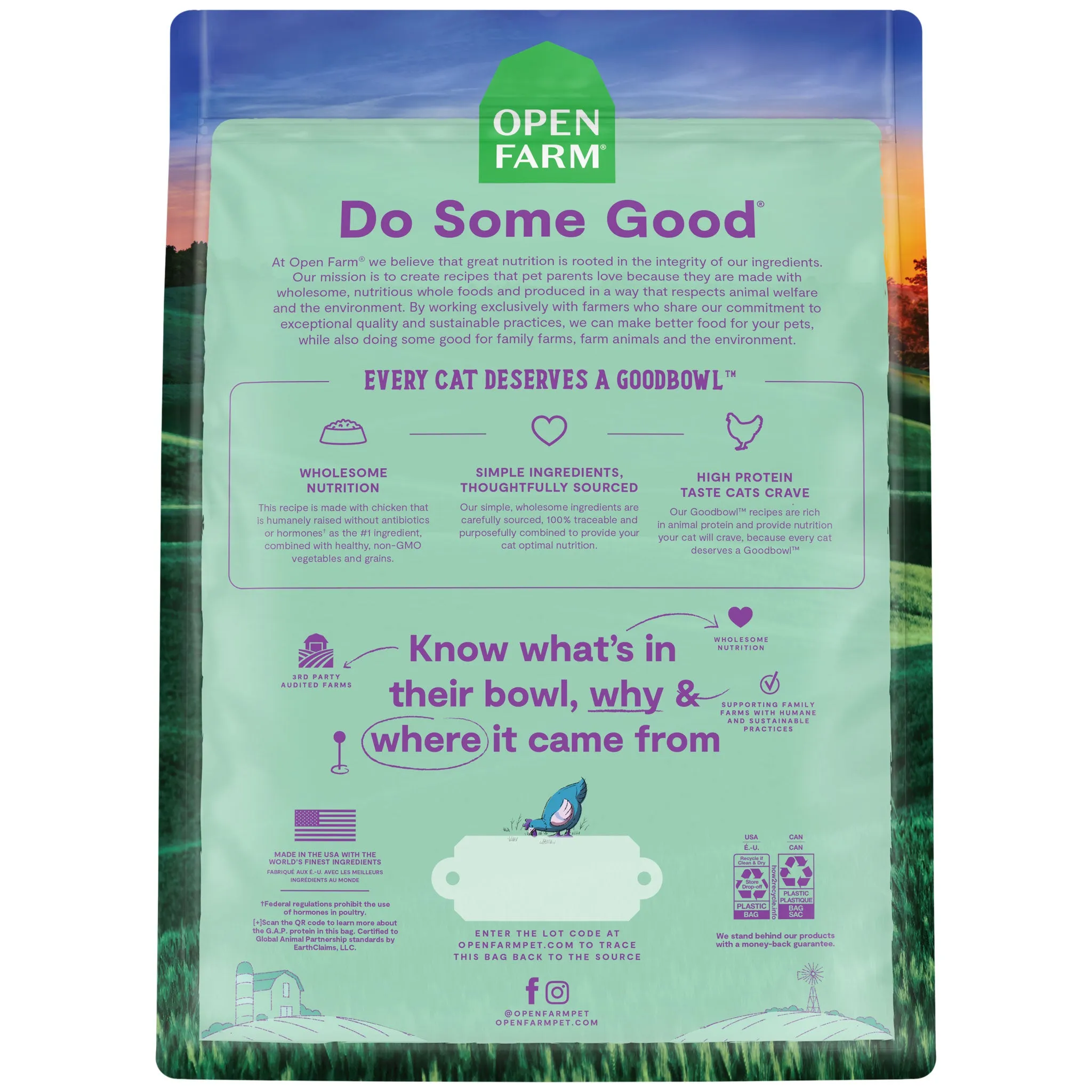 Open Farm GoodBowl Chicken & Brown Rice Cat Food