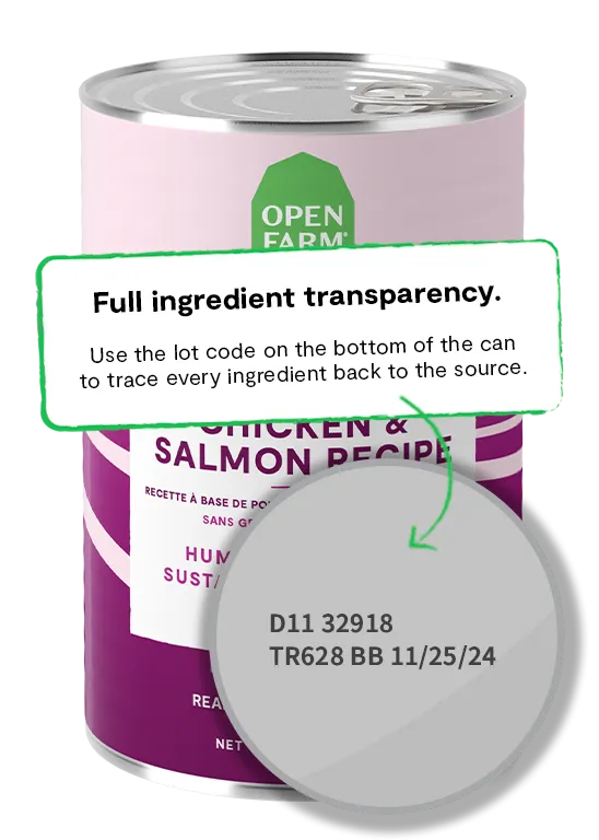 Open Farm Grain Free Chicken & Salmon Pate Wet Dog Food