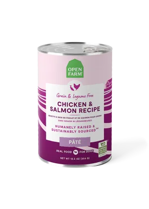 Open Farm Grain Free Chicken & Salmon Pate Wet Dog Food