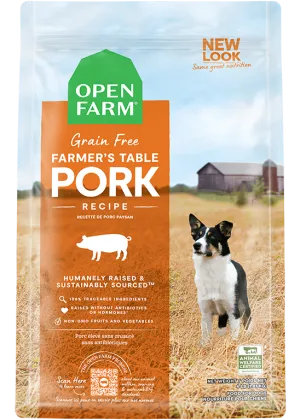 Open Farm Grain Free Farmer's Table Pork Recipe Dry Dog Food