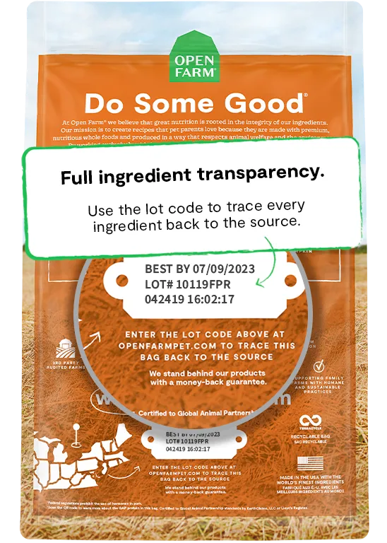 Open Farm Grain Free Farmer's Table Pork Recipe Dry Dog Food