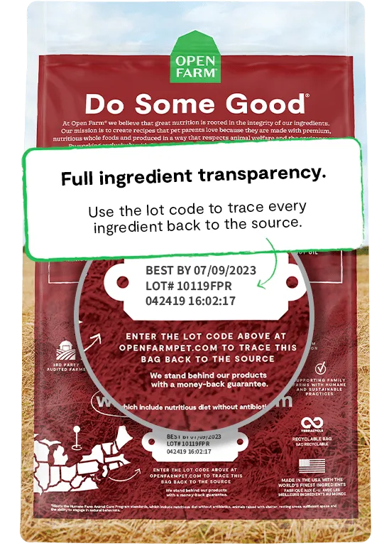 Open Farm Grain-Free Grass-Fed Beef Dry Dog Food