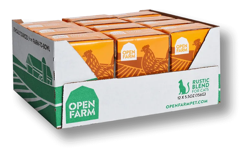 OPEN FARM Grain-Free Harvest Chicken Rustic Blend for Cats