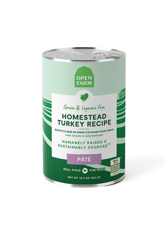 Open Farm Grain Free Homestead Turkey Pate Wet Dog Food