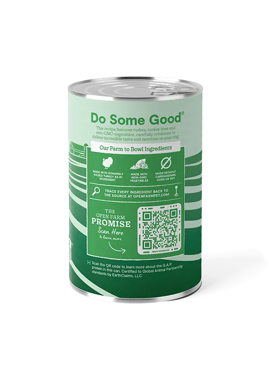 Open Farm Grain Free Homestead Turkey Pate Wet Dog Food