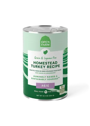 Open Farm Grain Free Homestead Turkey Pate Wet Dog Food