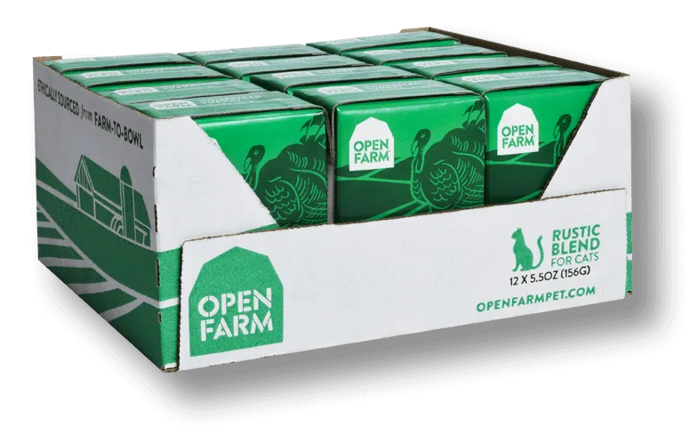 OPEN FARM Grain-Free Homestead Turkey Rustic Blend for Cats